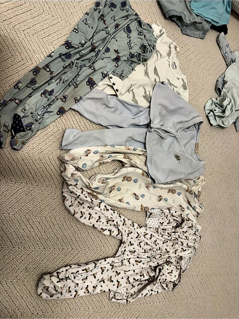 Printed Baby Footie Pajamas 9-12 m